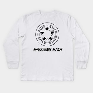 Speeding star Kids Long Sleeve T-Shirt